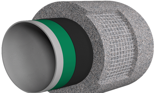 Concrete Weight Coating CWC Pipe